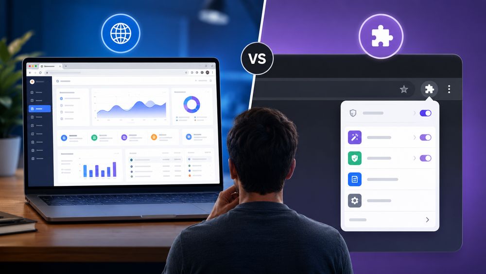 Application web vs extension navigateur : quelles différences ?